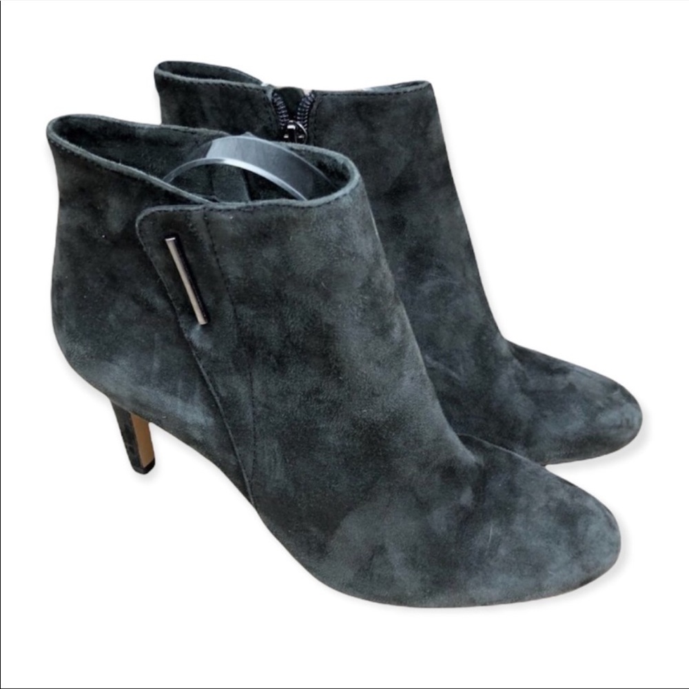 Vince Camuto Suede Leather Heel Booties